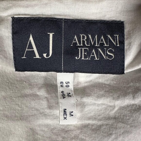 Armani Jeans Men Blazer Casual Jacket Blue Size USA M EUR 50 Lightweight - Picture 4 of 14